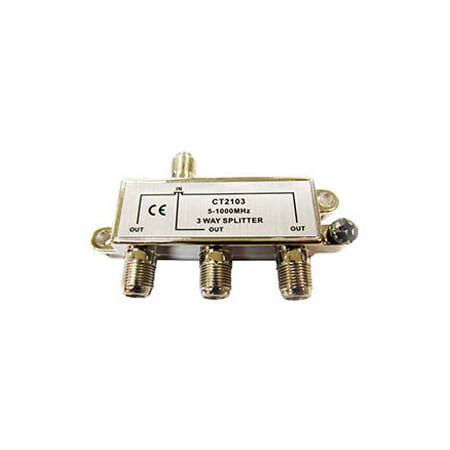 Allen Tel 3-Way Coax Splitter, 1 GHz CT2103